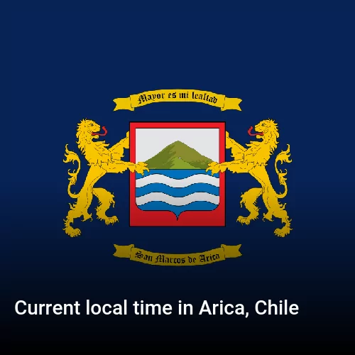 Current local time in Arica, Chile