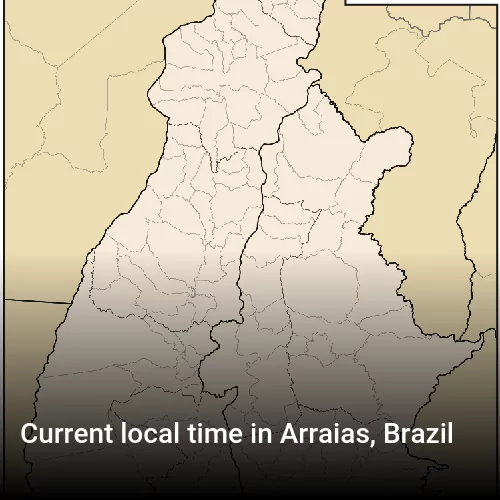 Current local time in Arraias, Brazil
