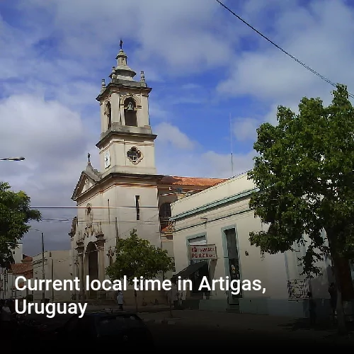 Current local time in Artigas, Uruguay
