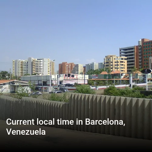 Current local time in Barcelona, Venezuela