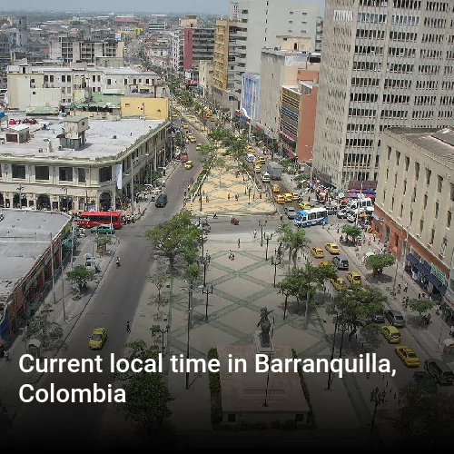 Current local time in Barranquilla, Colombia