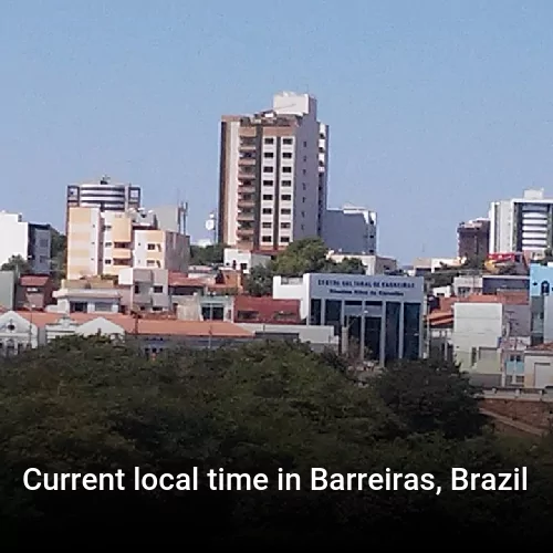 Current local time in Barreiras, Brazil
