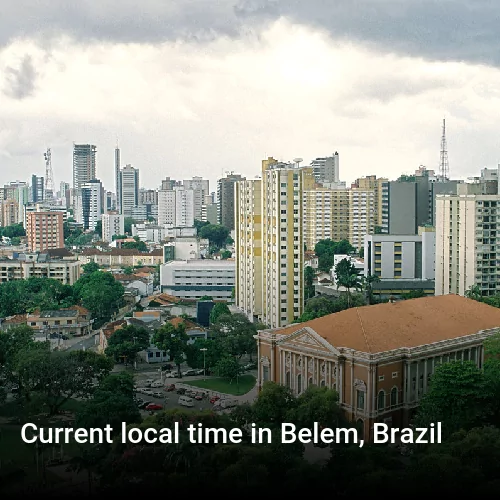 Current local time in Belem, Brazil