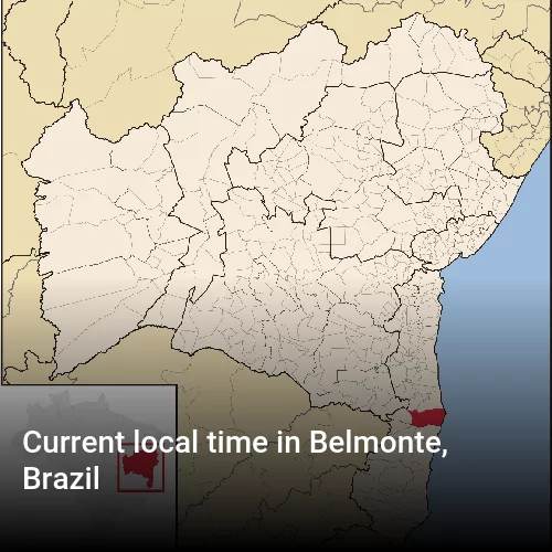 Current local time in Belmonte, Brazil