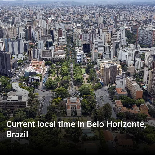 Current local time in Belo Horizonte, Brazil