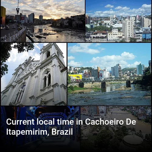 Current local time in Cachoeiro De Itapemirim, Brazil