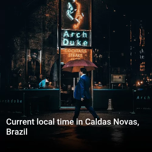 Current local time in Caldas Novas, Brazil