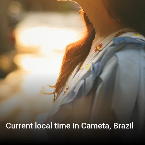 Current local time in Cameta, Brazil