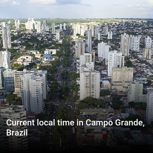 Current local time in Campo Grande, Brazil