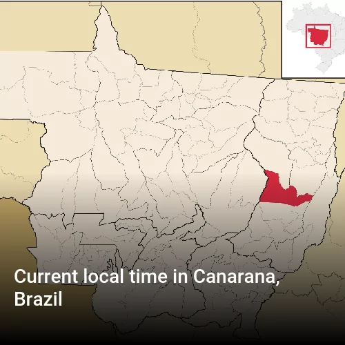 Current local time in Canarana, Brazil