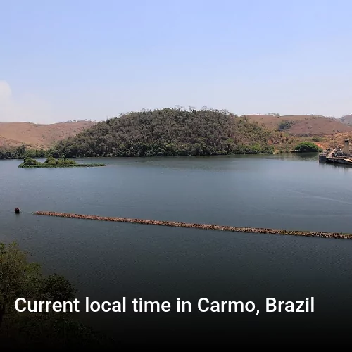 Current local time in Carmo, Brazil