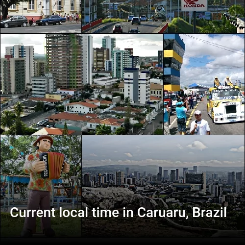 Current local time in Caruaru, Brazil