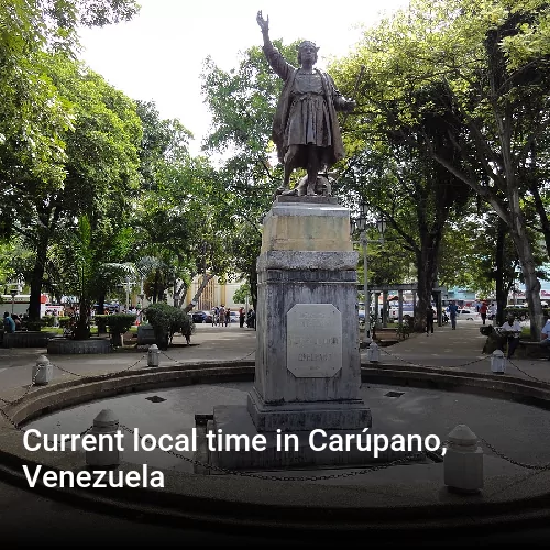 Current local time in Carúpano, Venezuela