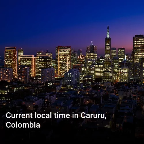 Current local time in Caruru, Colombia