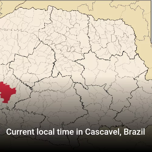 Current local time in Cascavel, Brazil