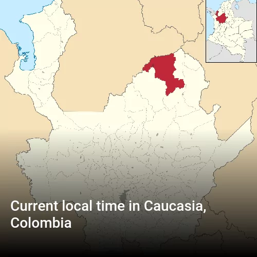 Current local time in Caucasia, Colombia