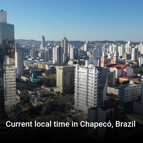 Current local time in Chapecó, Brazil