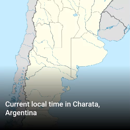 Current local time in Charata, Argentina