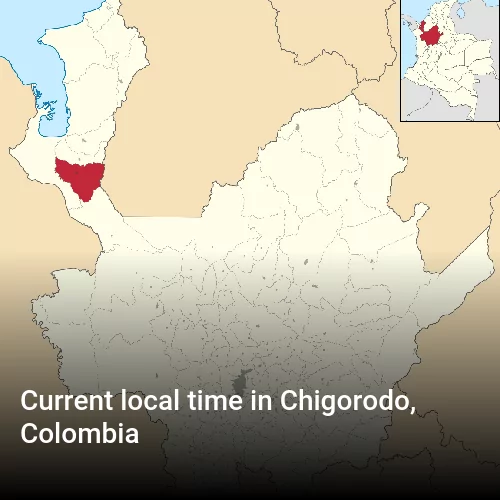 Current local time in Chigorodo, Colombia