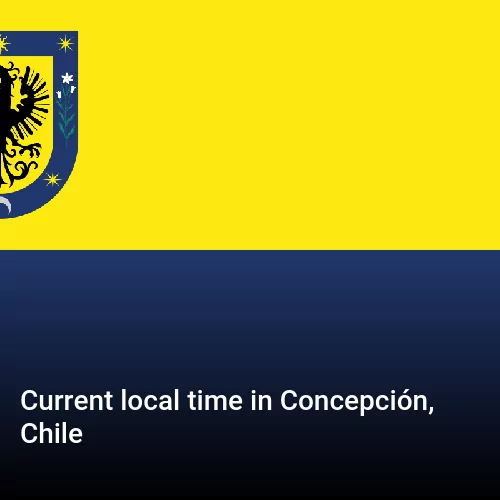 Current local time in Concepción, Chile
