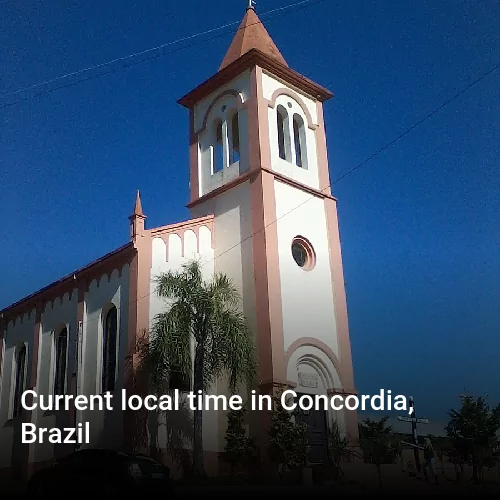 Current local time in Concordia, Brazil