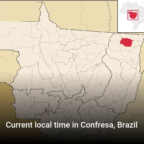 Current local time in Confresa, Brazil