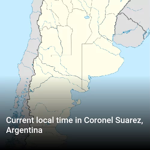 Current local time in Coronel Suarez, Argentina