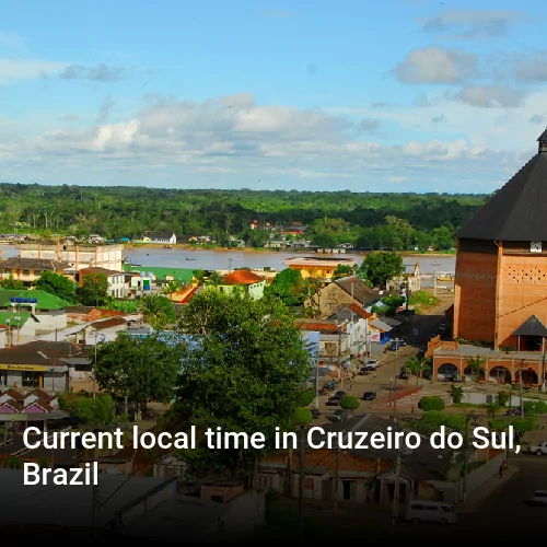 Current local time in Cruzeiro do Sul, Brazil