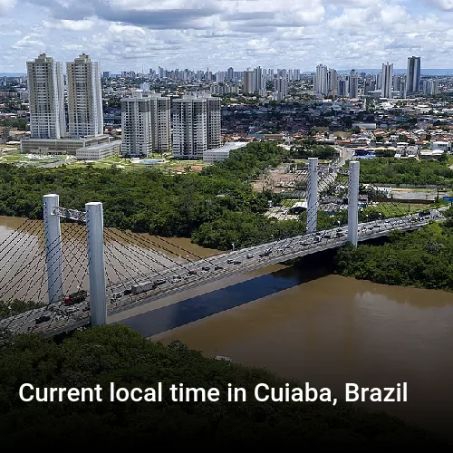 Current local time in Cuiaba, Brazil