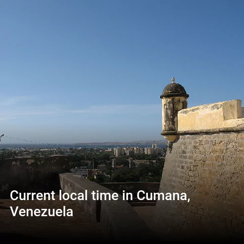 Current local time in Cumana, Venezuela