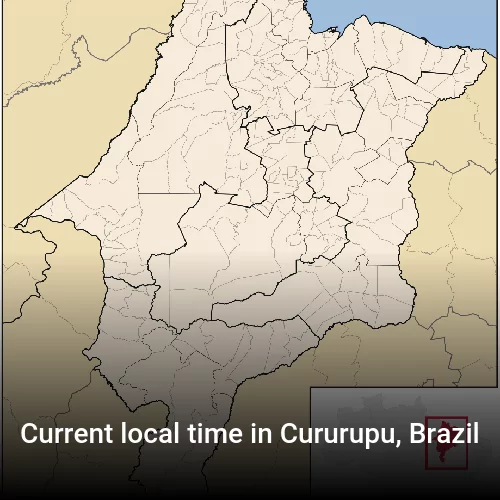 Current local time in Cururupu, Brazil