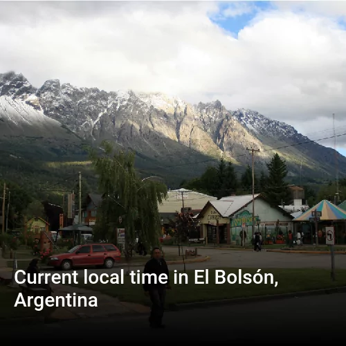 Current local time in El Bolsón, Argentina