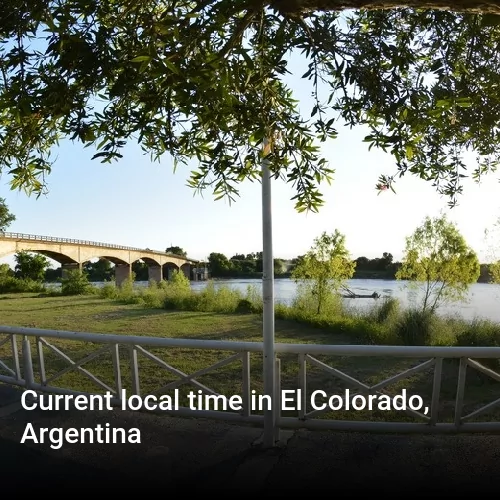 Current local time in El Colorado, Argentina