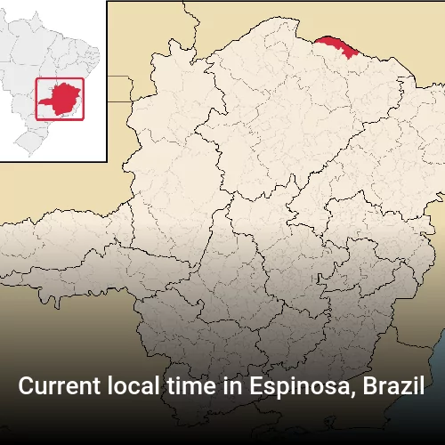 Current local time in Espinosa, Brazil
