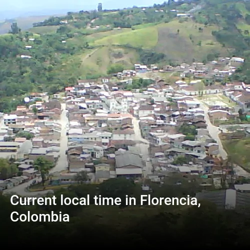 Current local time in Florencia, Colombia
