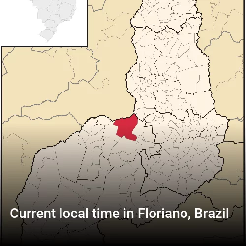 Current local time in Floriano, Brazil