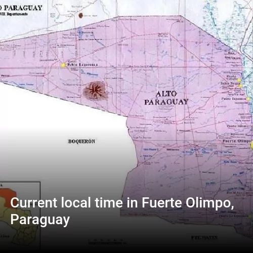 Current local time in Fuerte Olimpo, Paraguay