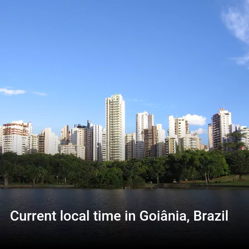 Current local time in Goiânia, Brazil