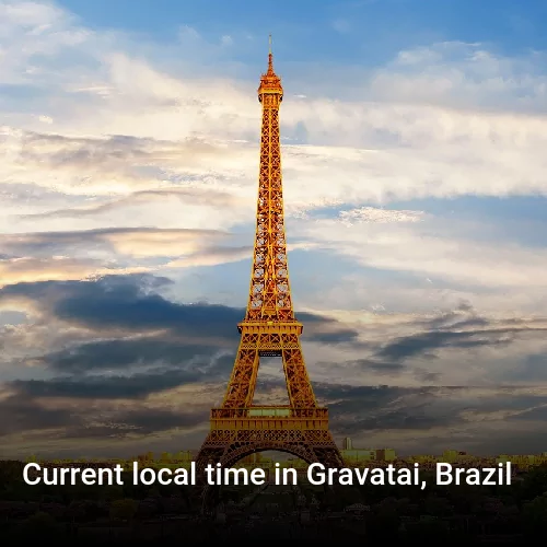 Current local time in Gravatai, Brazil