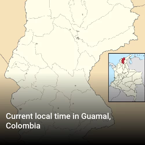 Current local time in Guamal, Colombia