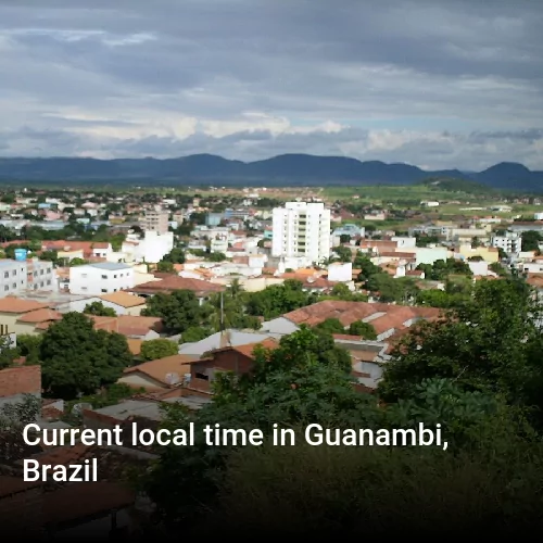Current local time in Guanambi, Brazil