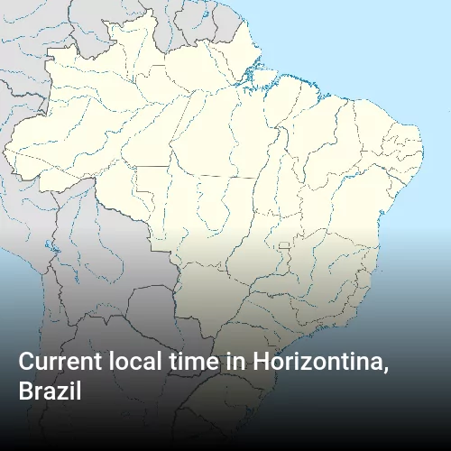 Current local time in Horizontina, Brazil