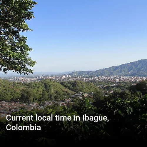 Current local time in Ibague, Colombia