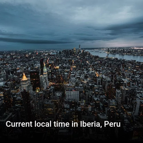 Current local time in Iberia, Peru