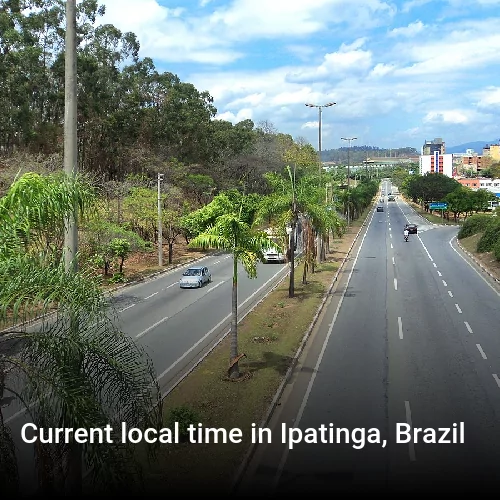 Current local time in Ipatinga, Brazil