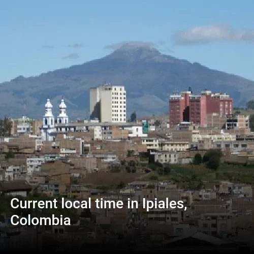 Current local time in Ipiales, Colombia