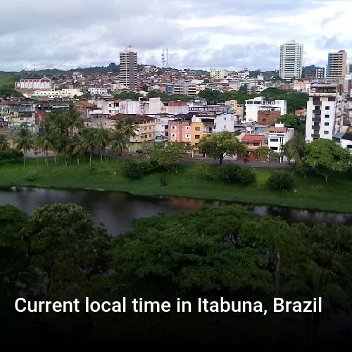 Current local time in Itabuna, Brazil