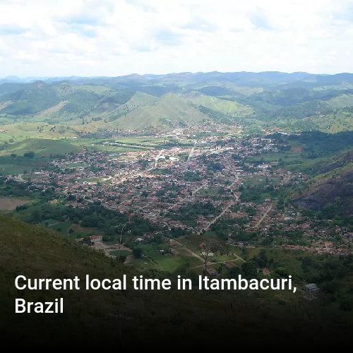 Current local time in Itambacuri, Brazil