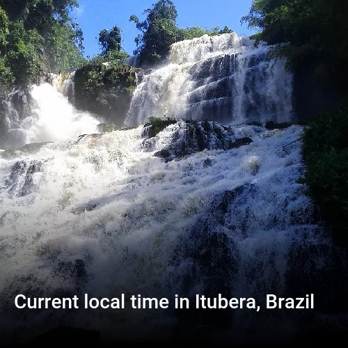 Current local time in Itubera, Brazil