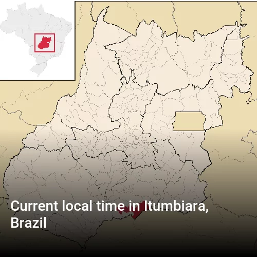 Current local time in Itumbiara, Brazil